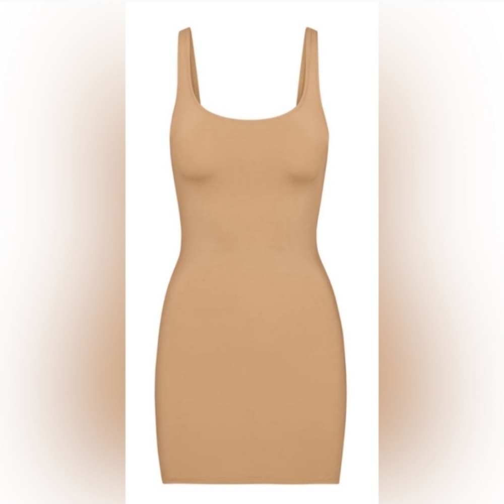 NEW SKIMS Signature Swim Tank Dress XXS